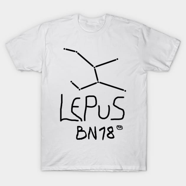 Lepus Constellation by BN18 T-Shirt by JD by BN18 